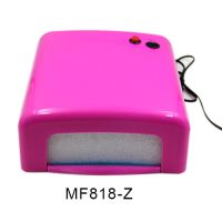 УФ Лампа Global Fashion 818 LED 36 W для сушки и наращивания ногтей глянцевая 4 лампы сменные 36 ВТ