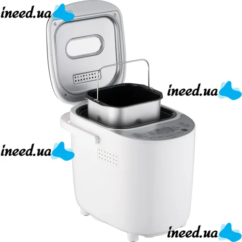 Electric bread Maker Ardesto BMG-750 500W for home baking bread, Bread Maker with LCD display 12 modes up to 750 grams from 220V network White