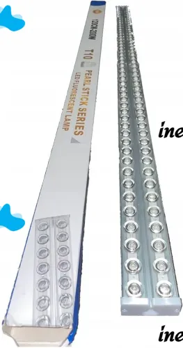 LED Ceiling Lamp with Lenses Tube Light T10 120 cm 6500K Electric Modular Lamp SMD 36W Wall Lamp from 220V Mains White