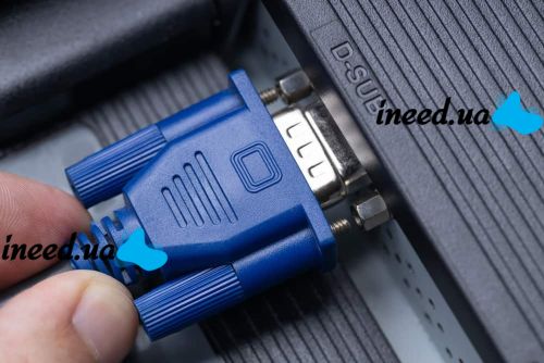 Кабель перехідник GBX з VGA на VGA тато-тато завдовжки 1.5 м з двома фільтрами, Шнур інтерфейсний 1.5 метри для монітора, телевізора і проектора