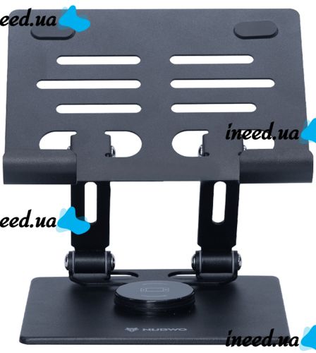 Nubwo NST08 Universal Folding Stand for Tablet and Laptop 4-16" inches, Desktop HA-6 Phone Holder with Tilt Adjustment