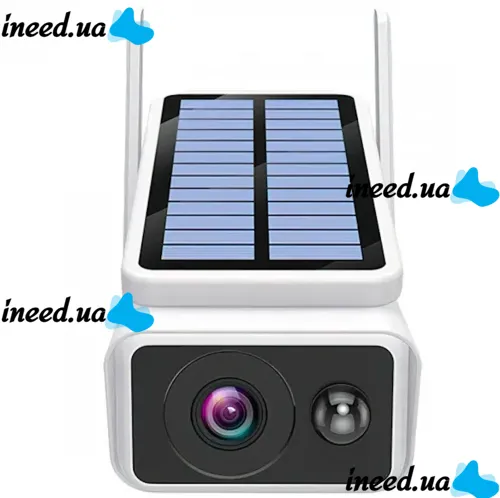 Уличная автономная WI-FI камера видеонаблюдения Solar ABQ-Q1 Full HD с солнечной батареей, Беспроводная IP видеокамера для наружного наблюдения