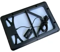Foldable Solar Panel Battery Solar Panel CCLamp CL-670 7W with USB Output for Phone Charging, Portable Charging Station Transformer from the sun