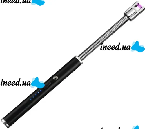 Електроімпульсна дугова висувна запальничка ARC BBQ lighter Domestic-02 з гнучким подовжувачем, акумуляторна електрозажигалка з полум'яною дугою