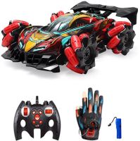 Spray Racer Car 21003 Stunt Car with Remote Control and Glove, Radio-controlled Car with Steam Generator and hand-operated sound effects