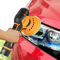 Бездротова полірувальна машинка DeWalt 12V YK49 з 2 акумуляторами Акумуляторна ексцентрикова Шліфмашина для полірування автомобіля з насадками