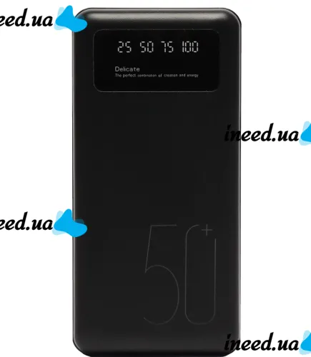 Charger UMB Power Bank Viaking 50000 mAh smart-quality N7 3USB with Flashlight , Portable Battery Powerbank External Battery YM-500