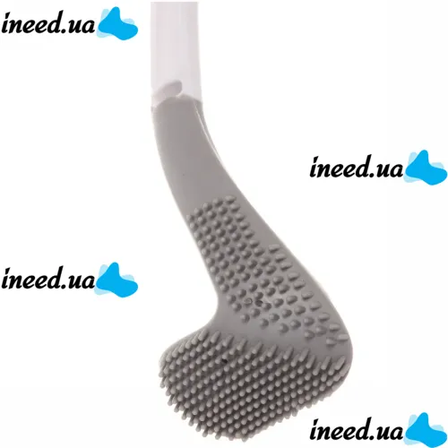 Toilet mounted brush Tanger Toilet brush LTB-01 with toilet bowl cleaning brush with Wall Mount, Silicone Toilet Scraper Brush