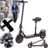 Складной электросамокат Xiaomi Mi Electric Scooter M365 500W с сидением до 30 км, Электрический самокат XM-02 с двойными ароматизаторами до 140 кг