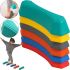 Балансировочная дорожка Stepping Stones Children Balance 6 штук для развития моторики и чувства равновесия, 6 мостов шагового баланса для детей
