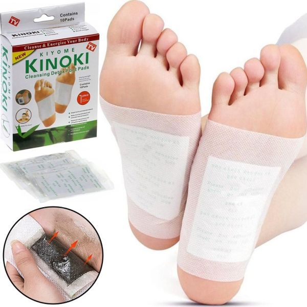 Kiyome Kinoki therapeutic patch for cleansing the body Cleansing patches on the feet of Kinoki A set of 10 patches for the elimination of toxins