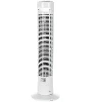 Электрический напольный вентилятор Domotec MS-1627 45W 3 режима 78 см колонный охладитель воздуха с таймером отключения для дома от сети 220V