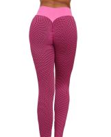 Women's Sports Leggings Staples Scrunch Bum Pink High-waisted and Push-up Effect Slimming Seamless Leggings for Fitness push up