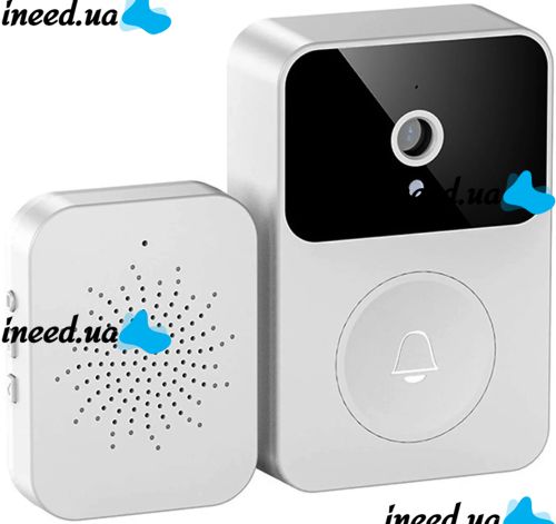 Doorbell with WiFi Camera and Motion Sensor Doorbell X9 Smart Door Battery Operated Video Intercom Video Doorbell for Home Control Android iOS