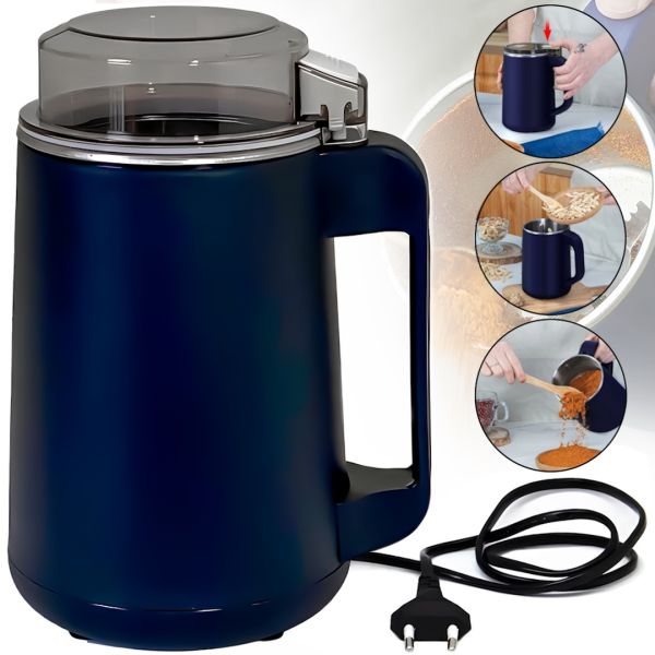 Электрическая кофемолка Electric Coffee Grinder NM-8600 измельчитель с регулировкой помола из нержавеющей стали для кофе и специй от сети 300W