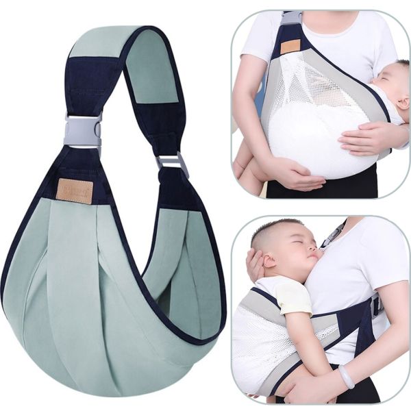 Рюкзак-переноска для новорожденных Baby Sling AND182 дышащий слинг переноска для ребенка, эрго рюкзак до 20 кг, кенгуру для младенца на одно плечо