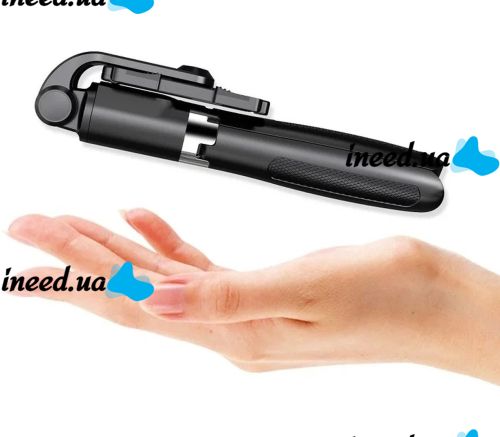 Selfie Stick Tripod Selfie Stick L01 70cm Telescopic Tripod for Selfie, Monopod Tripod with Holder for Phone with Bluetooth Remote Control L-01