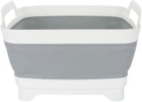 Folding Sink basket with drain Folding Cup portable Sink sink with stopper and handles, plastic basket for vegetables and fruits in the sink