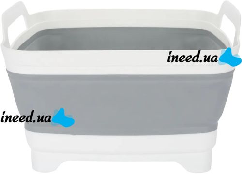 Folding Sink basket with drain Folding Cup portable Sink sink with stopper and handles, plastic basket for vegetables and fruits in the sink