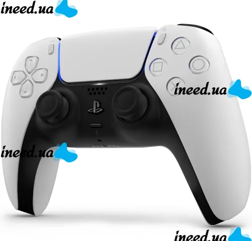 Sony PlayStation DualSense Wireless Joystick Gamepad for PS5 Cordless Game Controller with Microphone and Vibration for Console and PC White