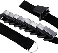 Настінний органайзер для зберігання сумок Bag Rack підвісні ремені з гачками на двері, Вішалка тримач для аксесуарів і біжутерії на 16 гачків
