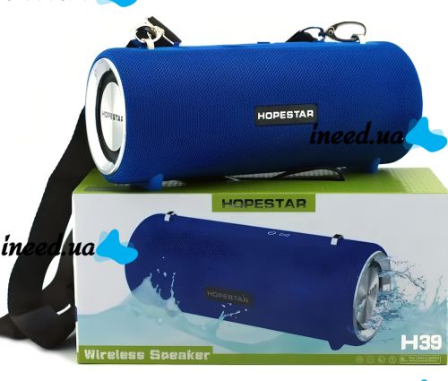 Hopestar H39 10W Portable Rechargeable Bluetooth Speaker with LED LED Light FM Radio USB microSD AUX Wireless Bluetooth Speaker