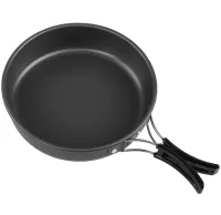 Туристический кухонный набор посуды Cooking Set SY-200 2 в 1 комплект сковородка, кастрюля и кухонные принадлежности в чехле для кемпинга DS-200
