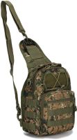 Tactical Shoulder Bag for 6L A74 Camouflage Dark Single-strap Waterproof Men's Military Chest Bag Army Chest