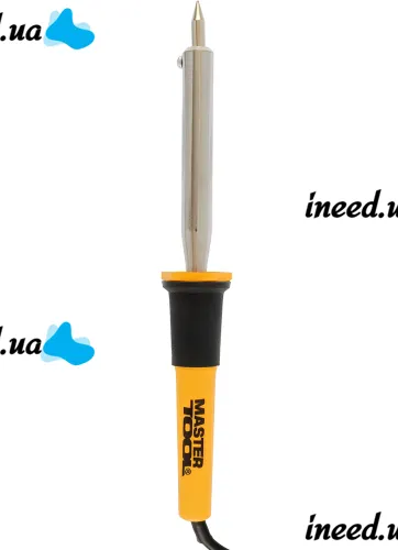 Contact electric soldering iron Mastertool 44-0009 80W electric soldering iron on a stand for joining and soldering parts and wires from the 220V WL-9 network