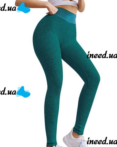 Women's Sports Leggings Staples Scrunch Bum Green with High Waist and Push-up Effect Slimming Seamless Leggings for Fitness push up