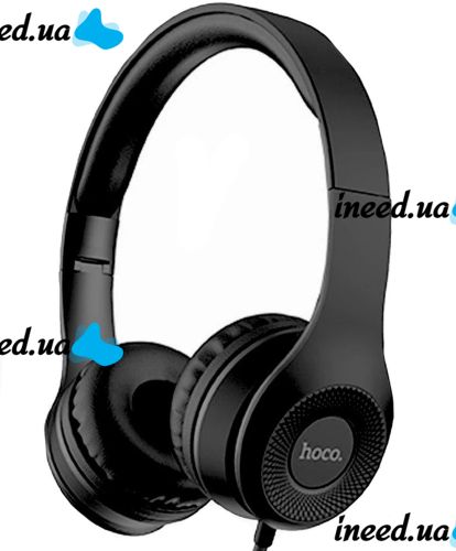 Overhead Wired Headphones with Microphone Hoco Graceful Charm W21, Full-size Gaming Headphones for Computer and Phone with Headset 96430