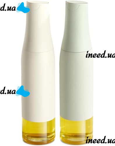 Glass bottle dispenser for oil and sauce Fuel injection bottle AND832 400ml with gravity lid, Dispenser dispenser for liquid products