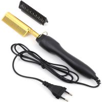 Гребінець-випрямляч для волосся High Heat Brush 40W електричний гребінь, гребінець випрямляч з насадкою для випрямлення, розгладження волосся