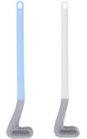 Toilet mounted brush Tanger Toilet brush LTB-01 with toilet bowl cleaning brush with Wall Mount, Silicone Toilet Scraper Brush
