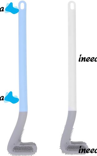 Toilet mounted brush Tanger Toilet brush LTB-01 with toilet bowl cleaning brush with Wall Mount, Silicone Toilet Scraper Brush