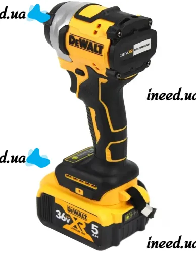 Бездротовий ударний гайковерт DeWalt DCF922D2T 36v 5Ah 2 акумулятора, акумуляторний безщітковий гайковерт Деволт 447 Нм з головками в кейсі