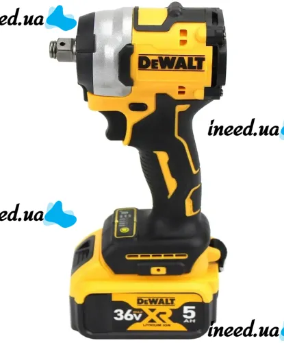 Бездротовий ударний гайковерт DeWalt DCF922D2T 36v 5Ah 2 акумулятора, акумуляторний безщітковий гайковерт Деволт 447 Нм з головками в кейсі