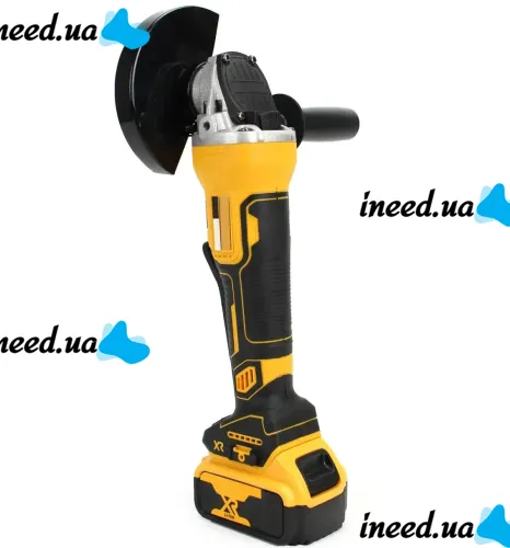 Cordless angle grinder 125 mm DeWalt DCG405N for 2 batteries 24V 5Ah, Cordless angle grinder turbine DeWalt in a case