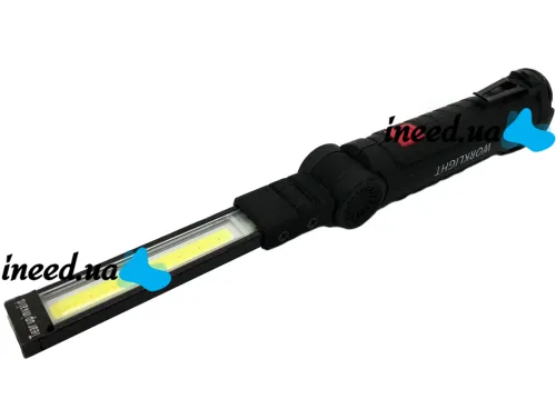 Аккумуляторный складной светильник Worklight W-52 LED COB 360° фонарь с магнитом и крючком 5 режимов, Светодиодный фонарик для кемпинга 5W G52