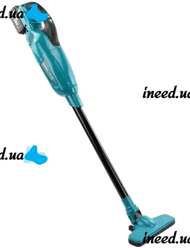 Акумуляторний пилосос Makita HVC5050 36V 5Ah з насадками, Бездротовий пилосос Макіта з 2 акумуляторами 2 режими швидкості для авто і дому Синій
