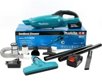 Акумуляторний пилосос Makita HVC5050 36V 5Ah з насадками, Бездротовий пилосос Макіта з 2 акумуляторами 2 режими швидкості для авто і дому Синій