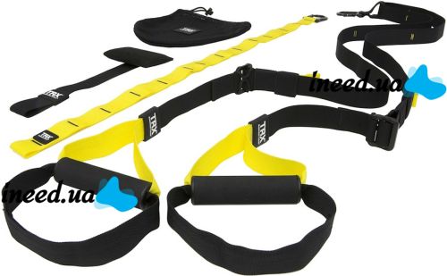 Training Suspension Loops TRX Pro Fit Studio Suspension Straps for Strength Training Crossfit, Fitness and Full Body Horizontal Bar TRX Lumo Yellow