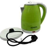 Newberg NB-856 1.8 Liter 1800W Electric Kettle with Iron Flask, Disc Electric Kettle with Automatic Shutdown for Kitchen BN-856 Green