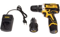Дрель шуруповерт аккумуляторный DeWALT DCF680Z2FA (12V, 2AH) полный комплект с набором инструментов Деволт с насадками и битами (28 ед.) в кейсе