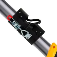 Шліфувальна машина з подовжувачем DeWalt SFMEE500S 215мм з пилозбірником для стін і стель, Шліфувальна машина жираф Деволт з пилососом і підсвічуванням від мережі