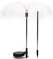 Садовий декоративний rgb ліхтар Медуза Solar Lawn Lamp 85 см вуличний газонний світильник факел 7 LED кольорів на сонячній батареї в землю BL LC7
