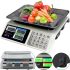 Commercial electronic scales Domotec MS-982S from 5 gr to 50 kg Metal Button with metal buttons MX-414