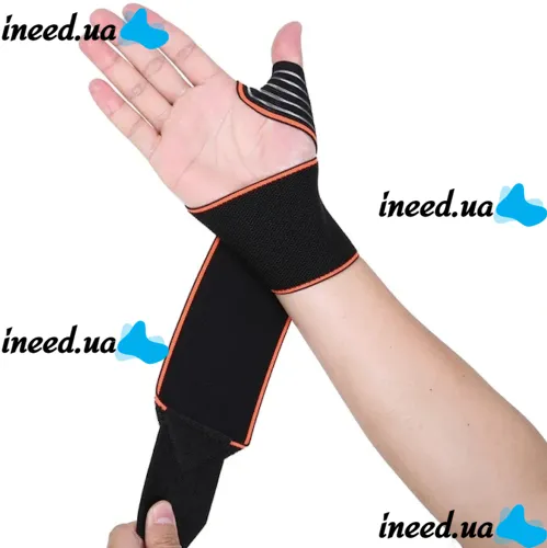 Compression Bandage Wrist Brace Aolikes A7938 for injuries and sprains, Retainer Wrist Brace with Fixing strap XL-920