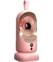 Бездротовий акумуляторний вентилятор Portable Mini Fan F-5 портативний настільний міні охолоджувач повітря з тримачем 5 режимів від USB HR-89