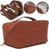 Cosmetic Bag Organizer for Storing Cosmetics Rose Of Mon's Land Beauty Box Bag Women's Travel Bag with Handle, Waterproof Mons Brown 